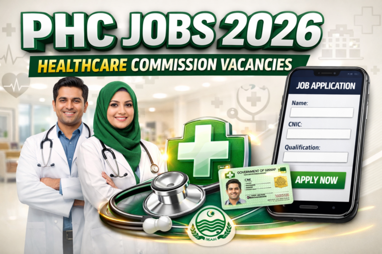 Punjab Healthcare Commission PHC Jobs Mar 2026 | Apply Online