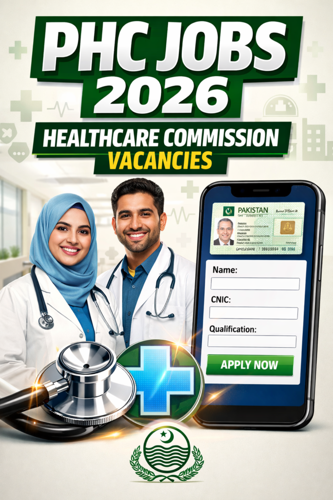 Punjab Healthcare Commission PHC Jobs Mar 2026